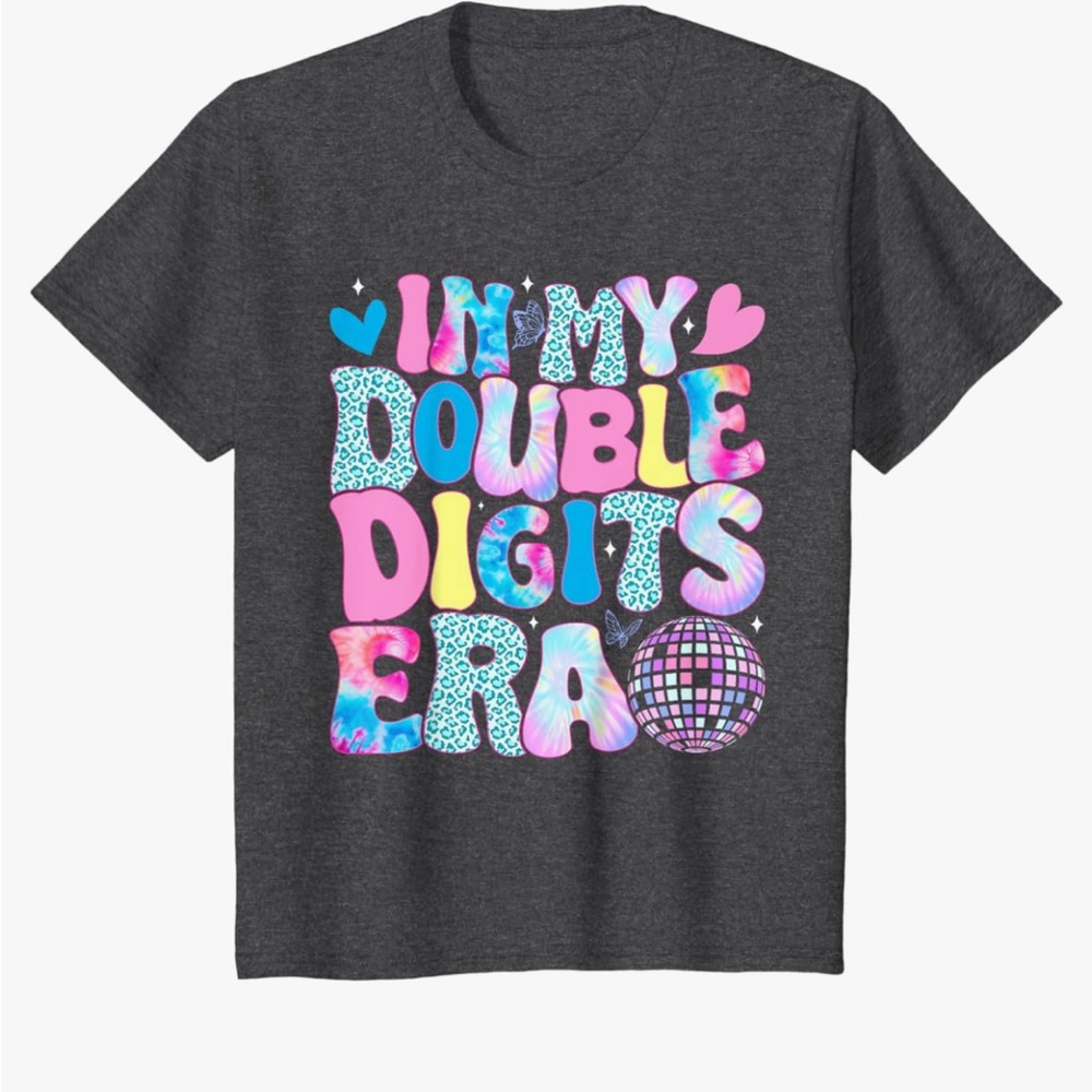Girls Swiftie In My Double Digits Era Shirt